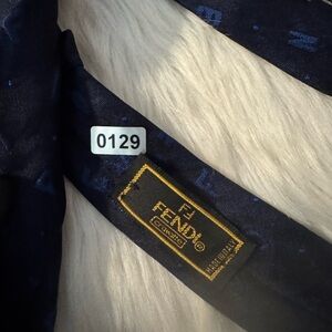 Fendi Navy Blue Tie